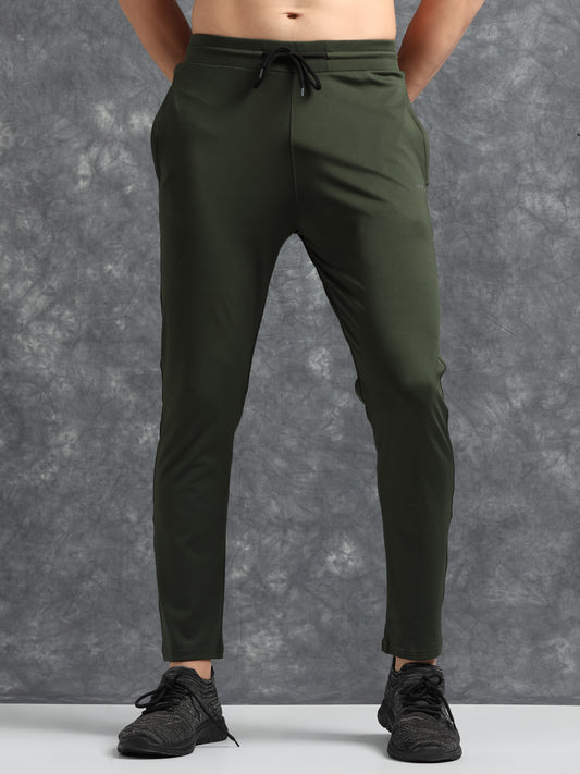 Olive 4 Way Lycra TrackPant