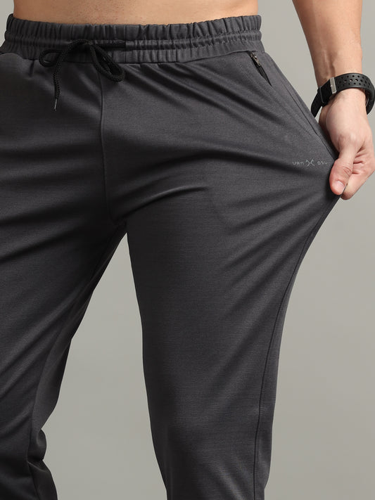 Charcoal 4 Way Lycra Track Pant