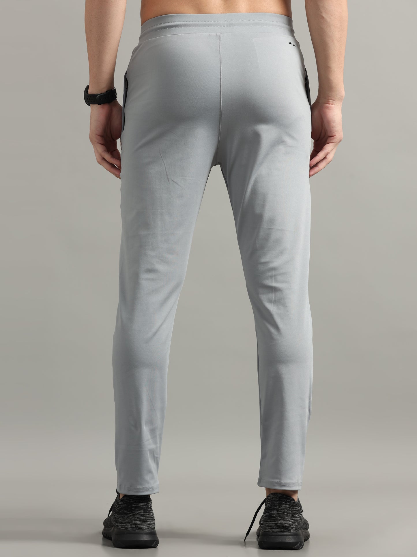 Grey 4 Way Lycra Track Pant