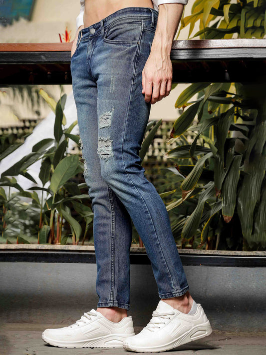 Mid Grey Denim Jeans