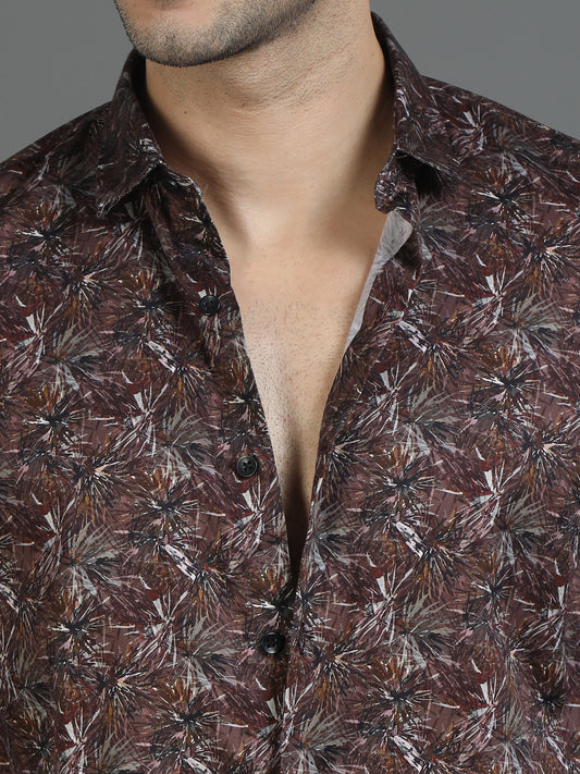 Brown Vibrant Vibe Shirt