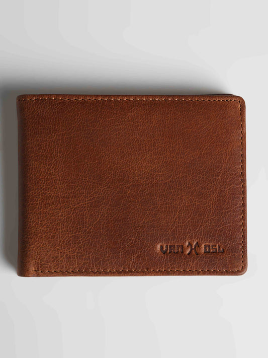 Brown Classic Textured Wallet