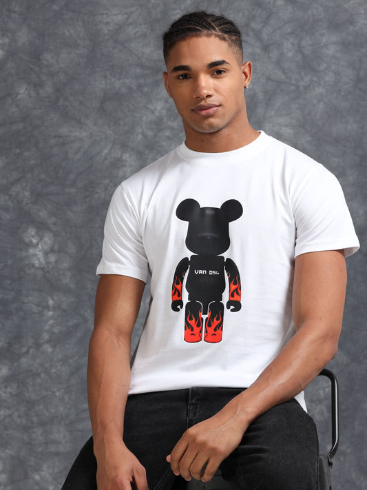 White Bear Printed Tee