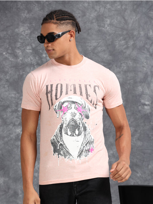 Pink Homes Printed Tee