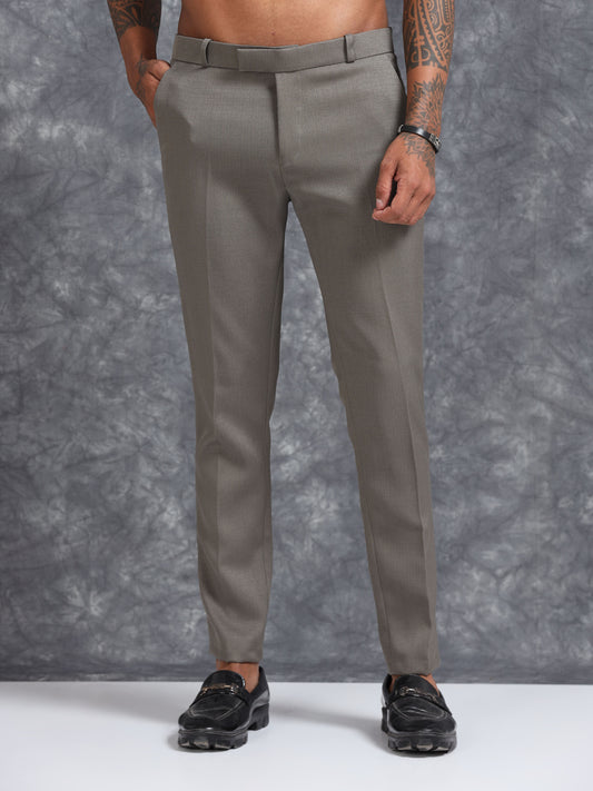 Dark Grey Linen Trouser