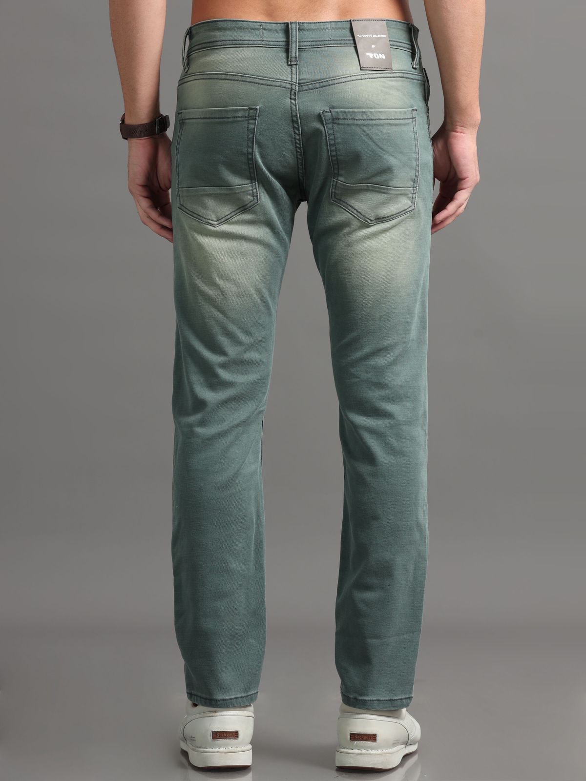 Spanish Green Denim Jeans